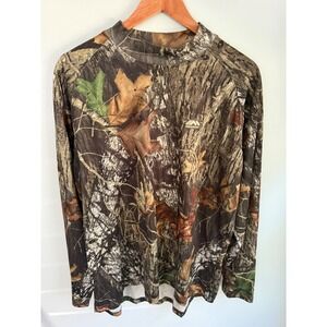 Medalist Mens XL Camo Long Sleeve Hunting Shirt Mossy Oak Break-Up Infinity Tee